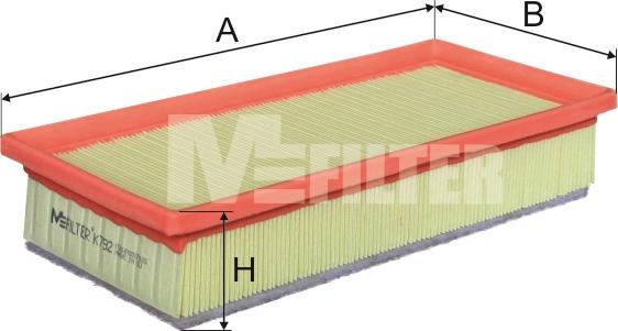 Mfilter K 792 - Повітряний фільтр autozip.com.ua