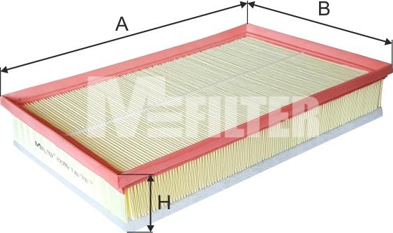 Mfilter K 7099/1 - Повітряний фільтр autozip.com.ua