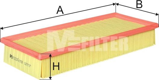 Mfilter K 709 - Повітряний фільтр autozip.com.ua