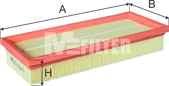 Mfilter K 7018 - Повітряний фільтр autozip.com.ua