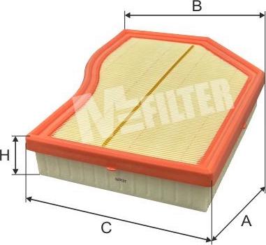 Mfilter K 7192 - Повітряний фільтр autozip.com.ua