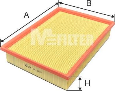 Mfilter K 7145 - Повітряний фільтр autozip.com.ua