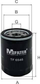 Mfilter TF 6546 - Масляний фільтр autozip.com.ua