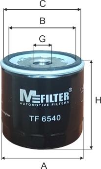 Mfilter TF 6540 - Масляний фільтр autozip.com.ua