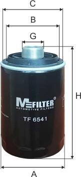 Mfilter TF 6541 - Масляний фільтр autozip.com.ua