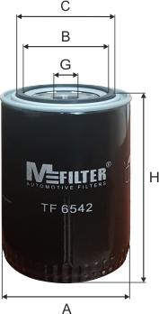 Mfilter TF 6542 - Масляний фільтр autozip.com.ua