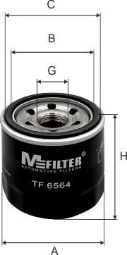Mfilter TF 6564 - Масляний фільтр autozip.com.ua