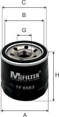 Mfilter TF 6563 - Масляний фільтр autozip.com.ua