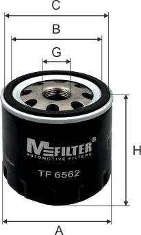Mfilter TF 6562 - Масляний фільтр autozip.com.ua