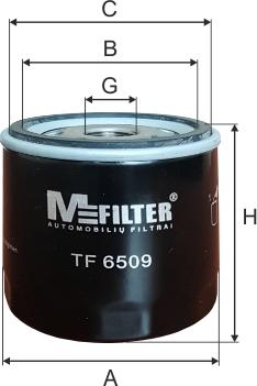 Mfilter TF 6509 - Масляний фільтр autozip.com.ua