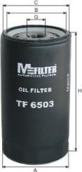 Mfilter TF 6503 - Масляний фільтр autozip.com.ua