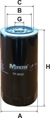 Mfilter TF 6502 - Масляний фільтр autozip.com.ua