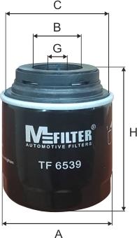 Mfilter TF 6539 - Масляний фільтр autozip.com.ua