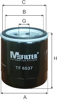 Mfilter TF 6537 - Масляний фільтр autozip.com.ua