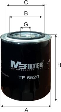 Mfilter TF 6520 - Масляний фільтр autozip.com.ua