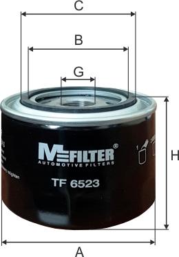Mfilter TF 6523 - Масляний фільтр autozip.com.ua