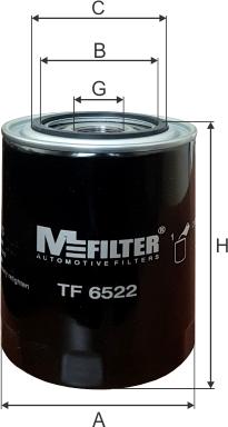 Mfilter TF 6522 - Масляний фільтр autozip.com.ua