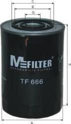 Mfilter TF 666 - Масляний фільтр autozip.com.ua