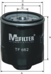 Mfilter TF 662 - Масляний фільтр autozip.com.ua