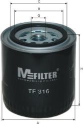 Mfilter TF 316 - Масляний фільтр autozip.com.ua