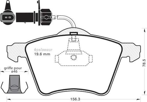 Spidan 32715 - Гальмівні колодки, дискові гальма autozip.com.ua