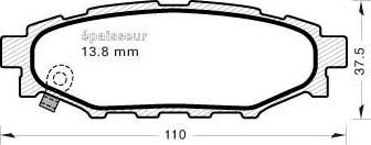 MGA 909 - Гальмівні колодки, дискові гальма autozip.com.ua