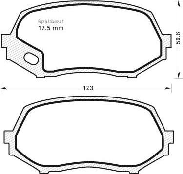 MGA 929 - Гальмівні колодки, дискові гальма autozip.com.ua