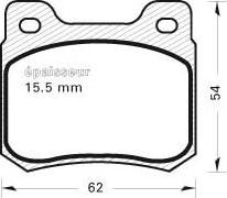 MGA 408 - Гальмівні колодки, дискові гальма autozip.com.ua