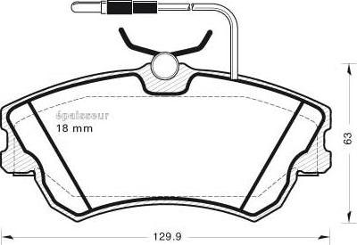 Flennor FB10282 - Гальмівні колодки, дискові гальма autozip.com.ua