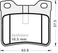 MGA 428 - Гальмівні колодки, дискові гальма autozip.com.ua