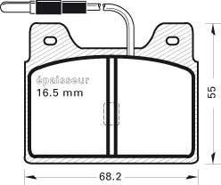 Stellox 000 429-SX - Гальмівні колодки, дискові гальма autozip.com.ua