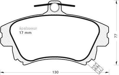 MGA 529 - Гальмівні колодки, дискові гальма autozip.com.ua