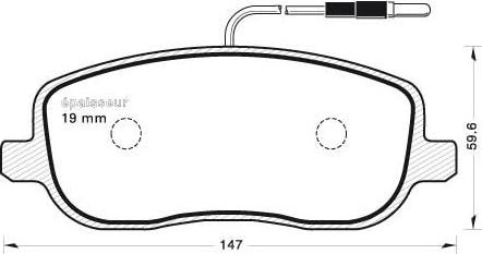 MGA 682 - Гальмівні колодки, дискові гальма autozip.com.ua