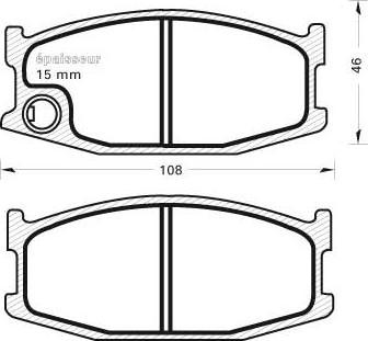 Spidan 0.080166 - Гальмівні колодки, дискові гальма autozip.com.ua