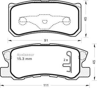 Jurid 572498 - Гальмівні колодки, дискові гальма autozip.com.ua