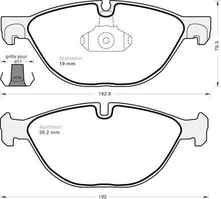 MGA 1011 - Гальмівні колодки, дискові гальма autozip.com.ua