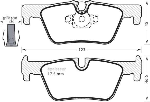 MGA 1084 - Гальмівні колодки, дискові гальма autozip.com.ua