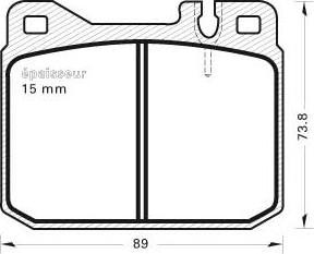 Starline BD S217 - Гальмівні колодки, дискові гальма autozip.com.ua