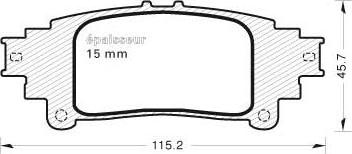 Wagner QC1391 - Гальмівні колодки, дискові гальма autozip.com.ua