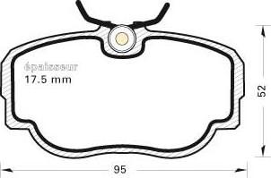 MGA 228 - Гальмівні колодки, дискові гальма autozip.com.ua