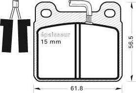 MGA 188 - Гальмівні колодки, дискові гальма autozip.com.ua