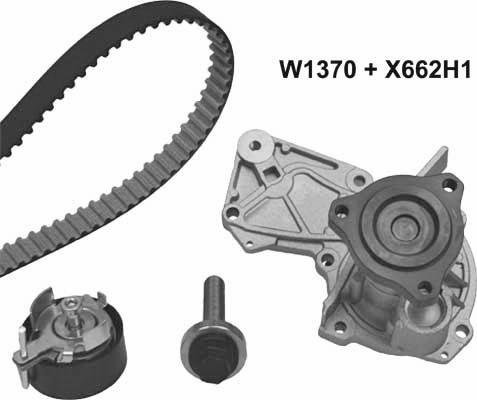 MGA 1370K1 - Водяний насос + комплект зубчатого ременя autozip.com.ua