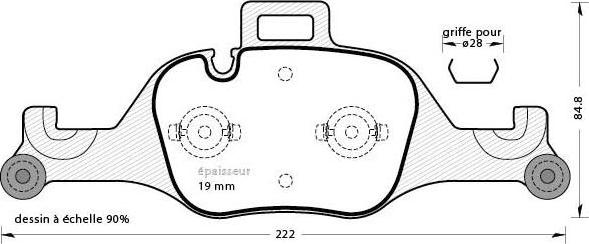 Allied Nippon ADB02363 - Гальмівні колодки, дискові гальма autozip.com.ua