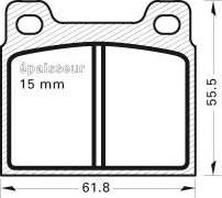 MGA 12 - Гальмівні колодки, дискові гальма autozip.com.ua