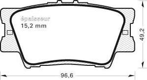 Mintex MDB5787 - Гальмівні колодки, дискові гальма autozip.com.ua