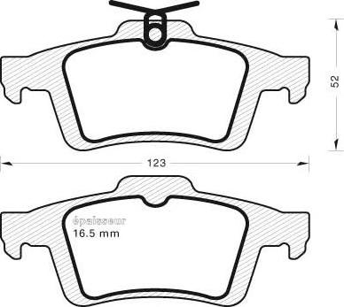 Honda NHC-1187 - Гальмівні колодки, дискові гальма autozip.com.ua