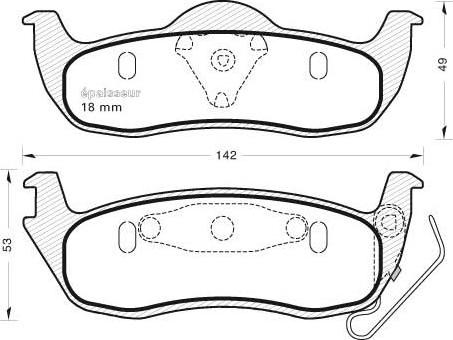 Valeo 670920 - Гальмівні колодки, дискові гальма autozip.com.ua