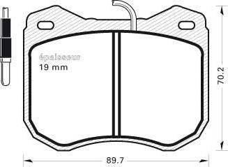 Stellox 000 132-SX - Гальмівні колодки, дискові гальма autozip.com.ua