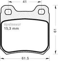 MGA 247 - Гальмівні колодки, дискові гальма autozip.com.ua