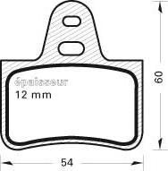 MGA 211 - Гальмівні колодки, дискові гальма autozip.com.ua